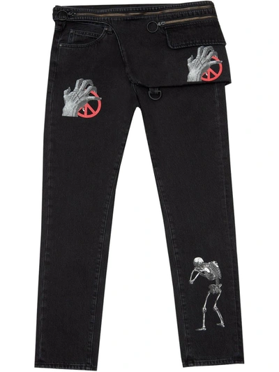 Off-white X Undercover Jeans In Black
