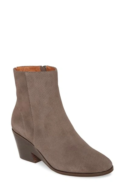 Gentle Souls By Kenneth Cole Blaise Wedge Bootie In Concrete Leather