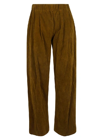 A Punto B Cropped Trousers In Tabacco