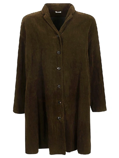 A Punto B Oversized Coat In Brown