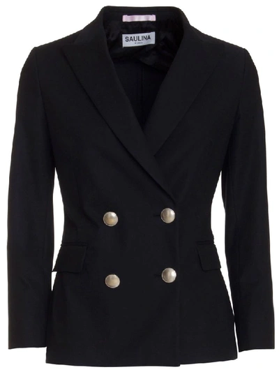 Saulina Milano Jacket In Black In Nero