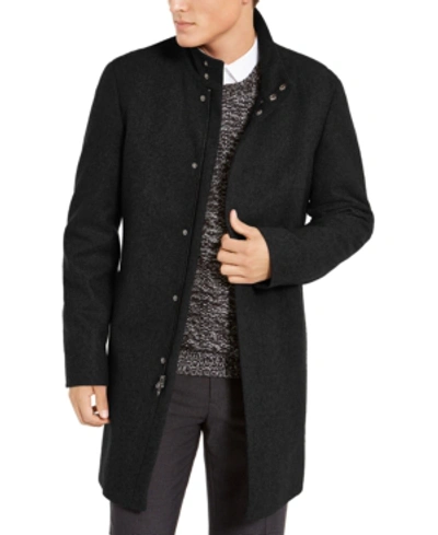 Calvin Klein Men's Mayden Slim-fit Overcoat In Dark Olive