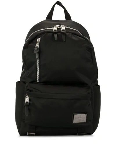 Makavelic Shine Finish Backpack In Black