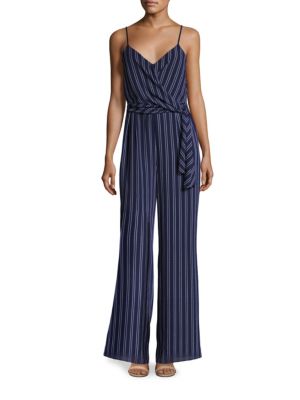michael kors striped jumpsuit