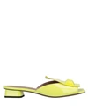 Rayne Sandals In Yellow