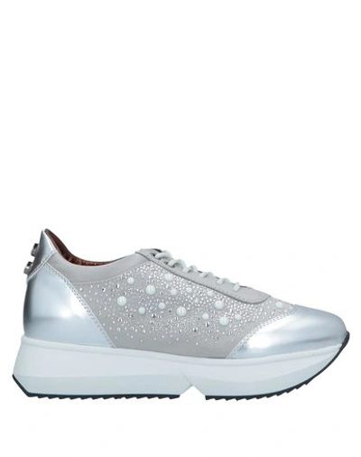 Alexander Smith Sneakers In Silver