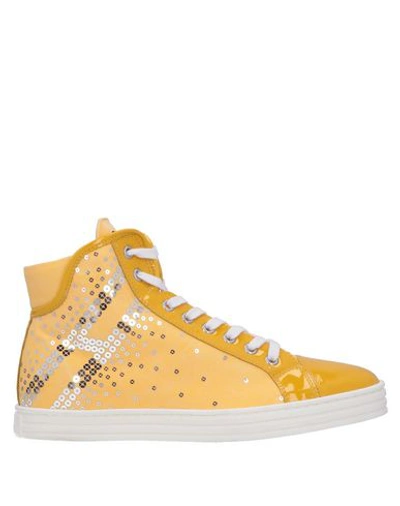 Hogan Rebel Sneakers In Yellow