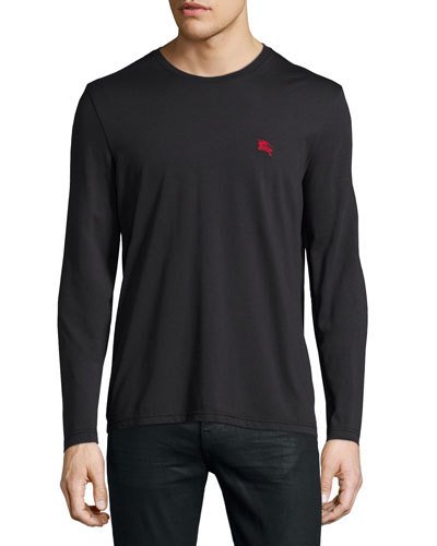 burberry long sleeve shirt black