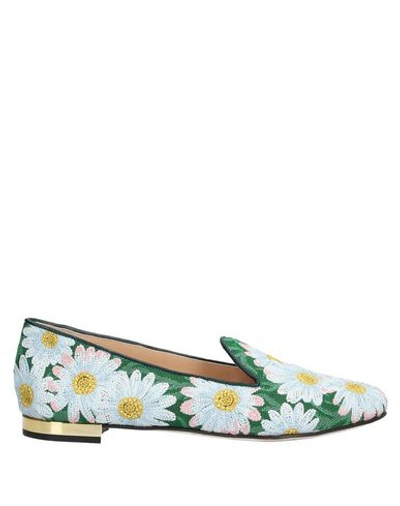 Charlotte Olympia Loafers In Green