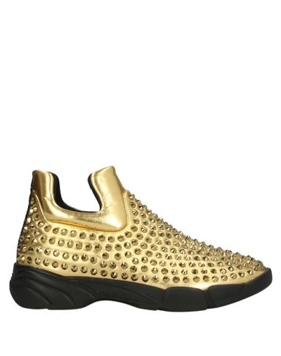 Pinko Sneakers In Gold