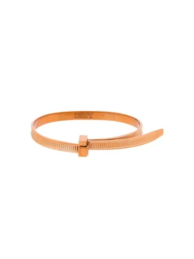 Ambush Zip Tie Bronze-plated Bracelet In Brown
