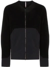Veilance Black Contrast Panel Zipped Jacket