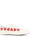 Comme Des Garçons X Converse Chuck Taylor Sneakers In White