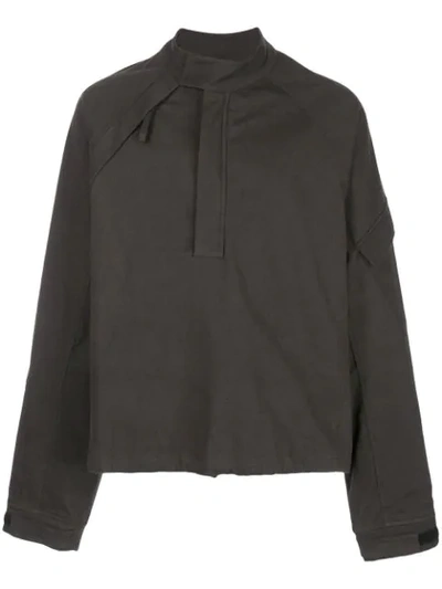 Phipps Half Zip Jacket In Grey