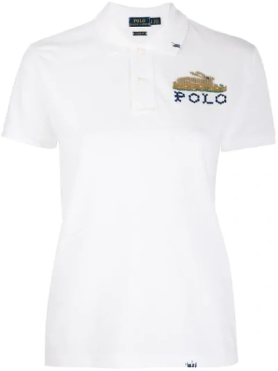 Polo Ralph Lauren Short-sleveed Polo Shirt In White