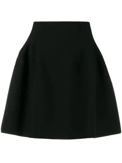 Givenchy Pleated Mini Skirt In Black