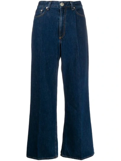 Rag & Bone High-waist Flared Jeans In Blue