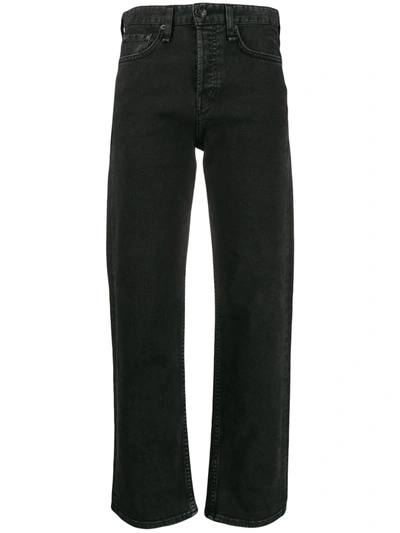 Rag & Bone Straight-fit Jeans In Black