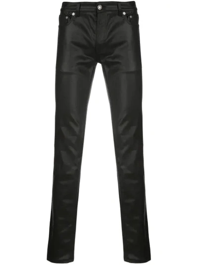 Givenchy Shine Detail Skinny Trousers In Black