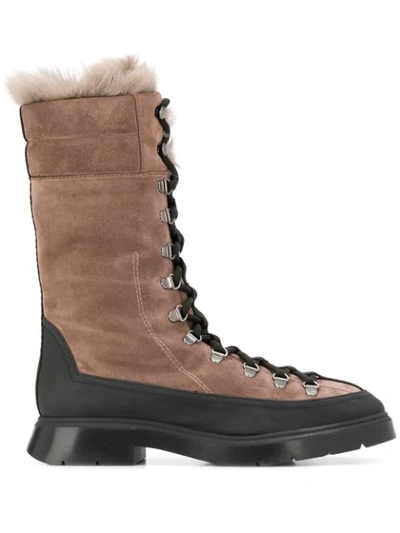 Stuart Weitzman Jessie Winter Boots In Brown