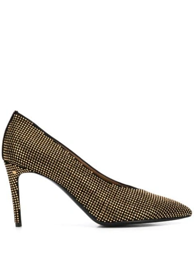 Laurence Dacade Vivette 85 Embellished Pumps In Gold