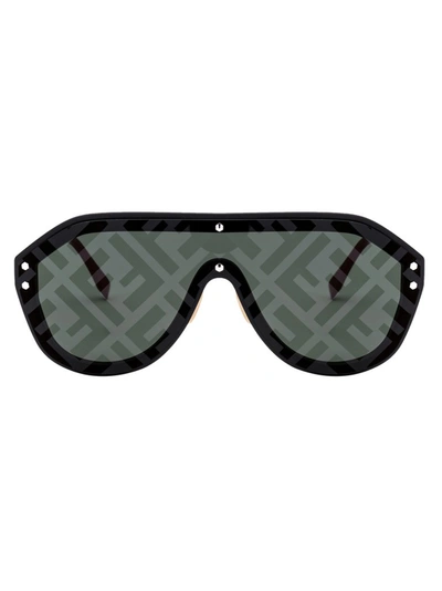 Fendi Men's  Black Acetate Sunglasses