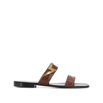 Giuseppe Zanotti Design Men's Brown Leather Sandals