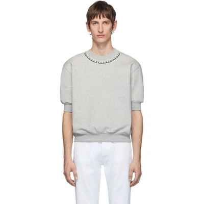 Random Identities Grey Short Sleeve Sweatshirt