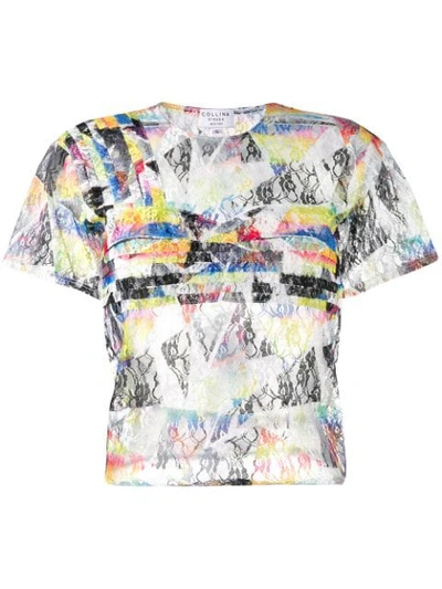 Collina Strada Multicolor Cotton T-shirt