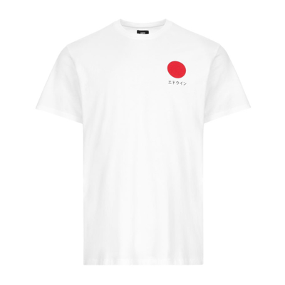 Edwin Japanese Sun Tee Whisper White Natural Garment Wash