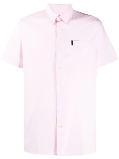 Barbour Mens Triston Short Sleeve Shirt In Pink