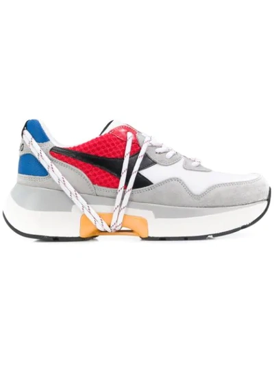 Diadora Sneaker 9000 Txs Gray, White, Orange