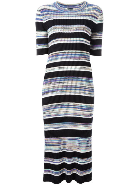 Joseph Striped Midi Dress | ModeSens