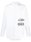 Jil Sander Logo Fashion Show Fw19 Shirt In White