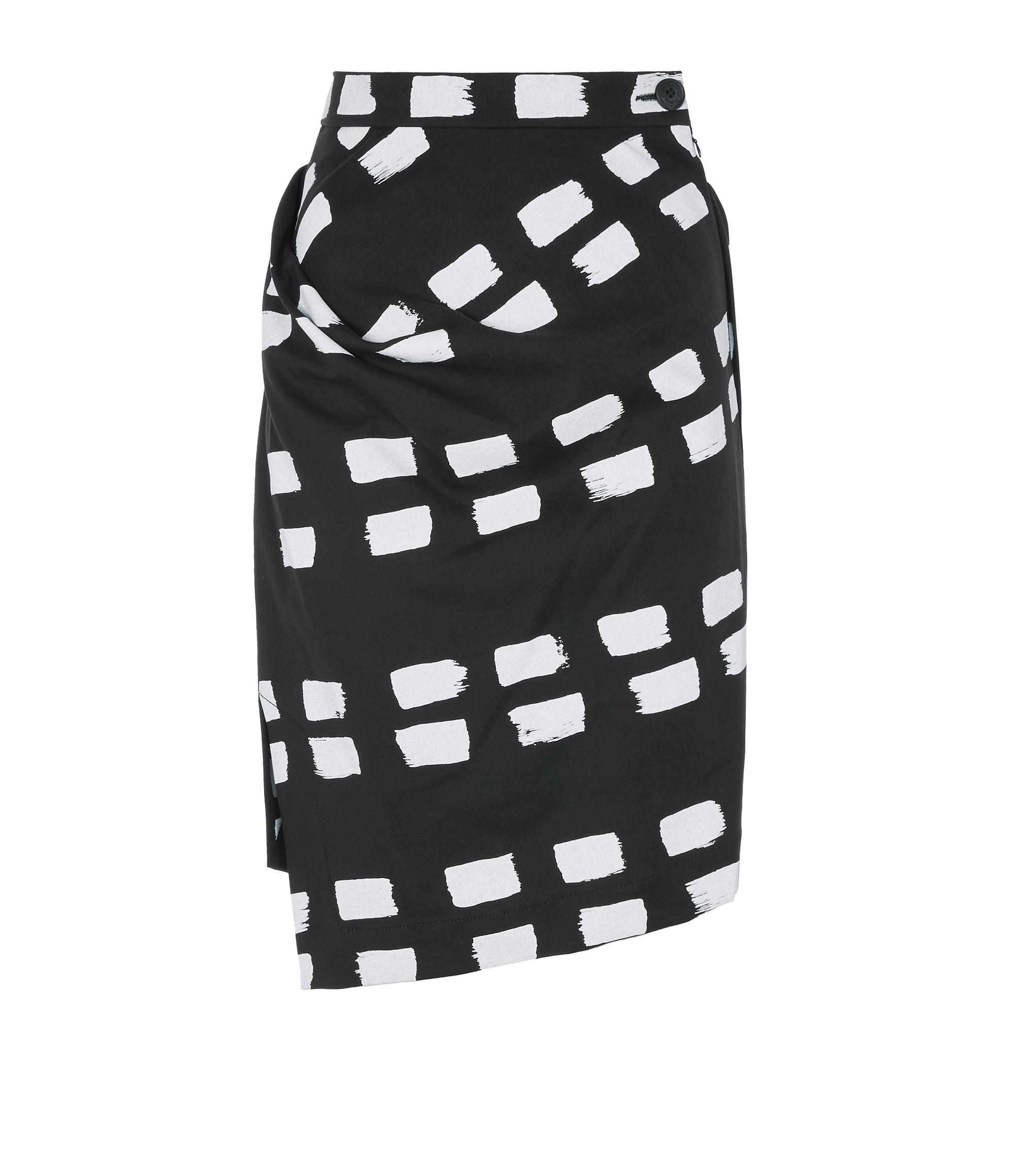 Vivienne Westwood Accident Skirt Black With Dashes | ModeSens
