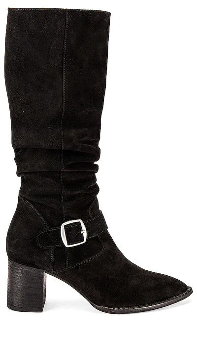 Free People Dahlia Slouch Calf Length Boot-black