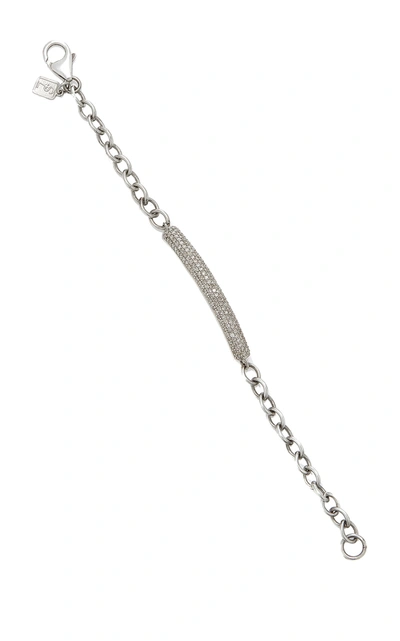Sheryl Lowe Women's Oxidized Sterling Silver Diamond Bracelet In Metallic
