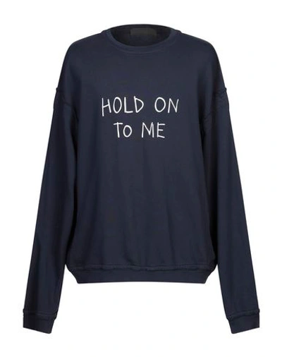 Haider Ackermann Sweatshirts In Dark Blue