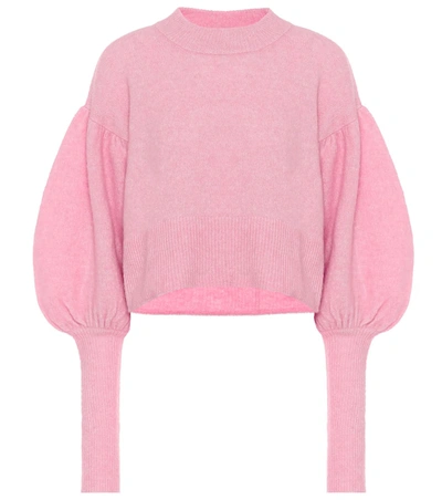 Baum Und Pferdgarten Women's Romance & Rituals Coline Puff-sleeve Sweater In Pink