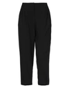 Patrizia Pepe Cropped Pants In Black