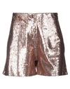 Jucca Woman Shorts & Bermuda Shorts Copper Size 10 Polyester, Polyamide In Orange