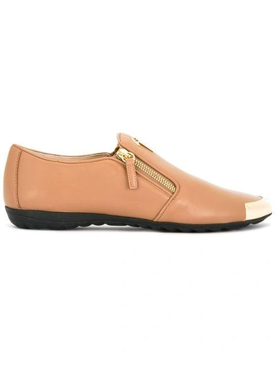 Giuseppe Zanotti Design Logoball Loafers - Brown