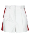8pm Woman Shorts & Bermuda Shorts White Size Xs Polyurethane, Rayon