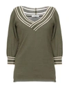 Charlott Sweaters In Military Green