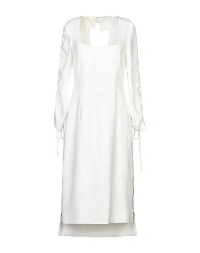 Antonio Berardi Midi Dresses In White