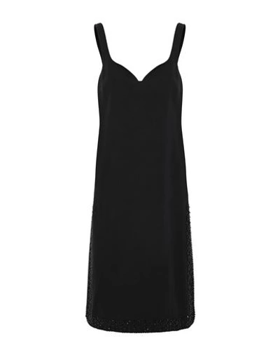 Rochas Midi Dresses In Black