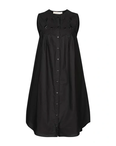 Tela Shirt Dress In Black