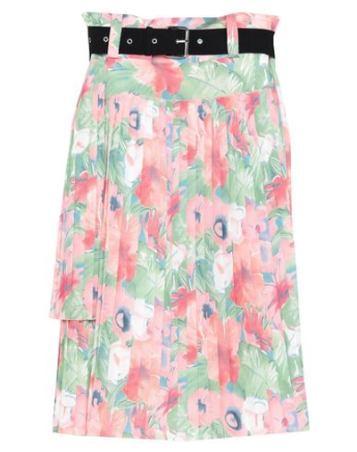 Plan C Midi Skirts In Pink