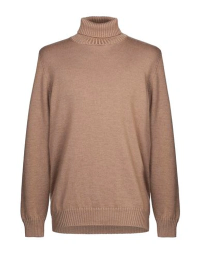 Drumohr Turtlenecks In Camel