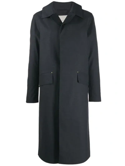 Mackintosh Grey Bonded Cotton Riding Coat | Gr-101/w